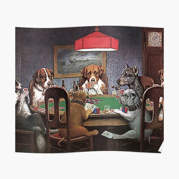 Dogs Playing Poker Gifts & Merchandise for Sale | Redbubble