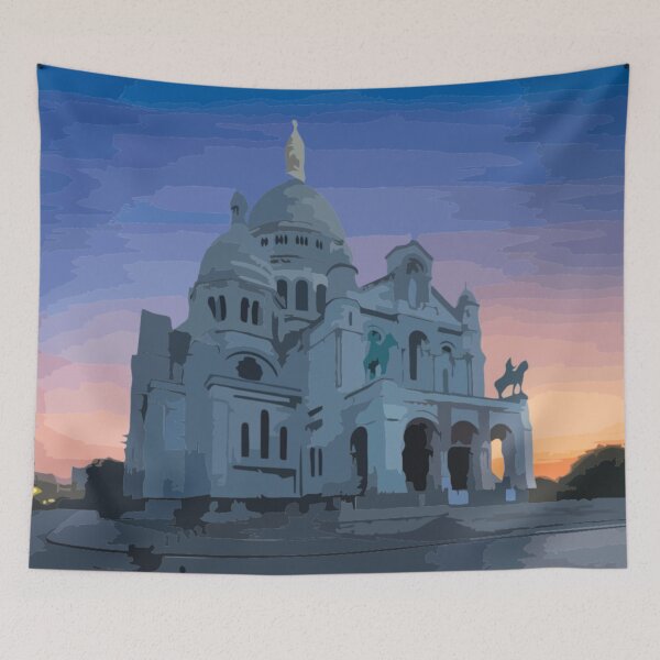 Item preview, Sacre Coeur Painting designed and sold by Positive Lad.