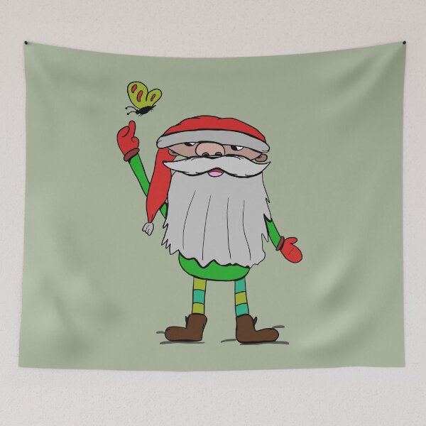 Item preview, Cute gnome and butterfly designed and sold by Antiope33.