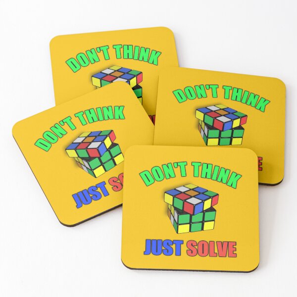 Item preview, Speedcubing Quotes - Don't Think, Just Solve(yellow) designed and sold by Delandor.