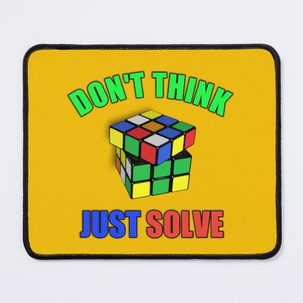 Item preview, Speedcubing Quotes - Don't Think, Just Solve(yellow) designed and sold by Delandor.