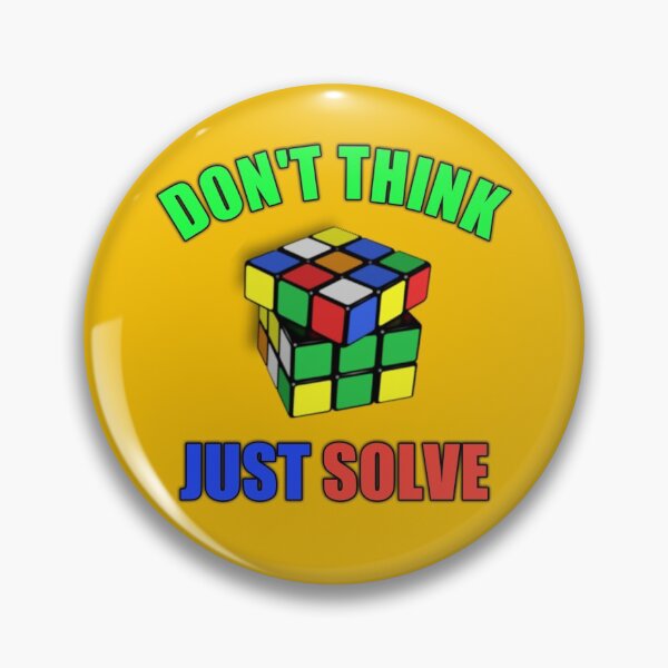 Item preview, Speedcubing Quotes - Don't Think, Just Solve(yellow) designed and sold by Delandor.
