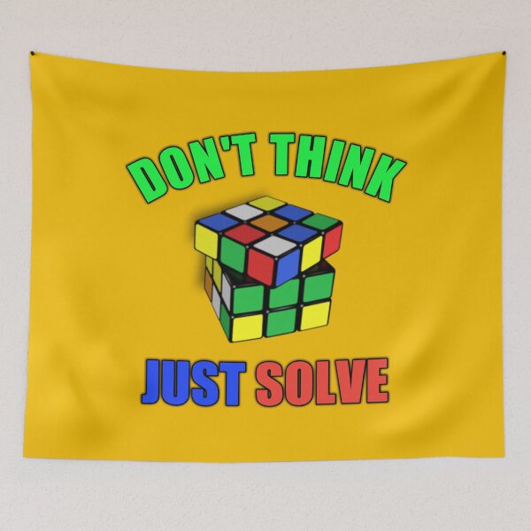 Item preview, Speedcubing Quotes - Don't Think, Just Solve(yellow) designed and sold by Delandor.