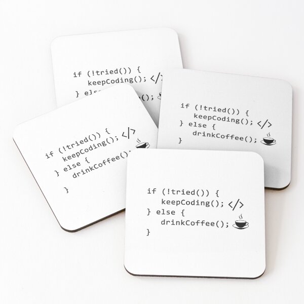 Item preview, If Not Tired Keep Coding Else Drink Coffee  designed and sold by devtshirts.