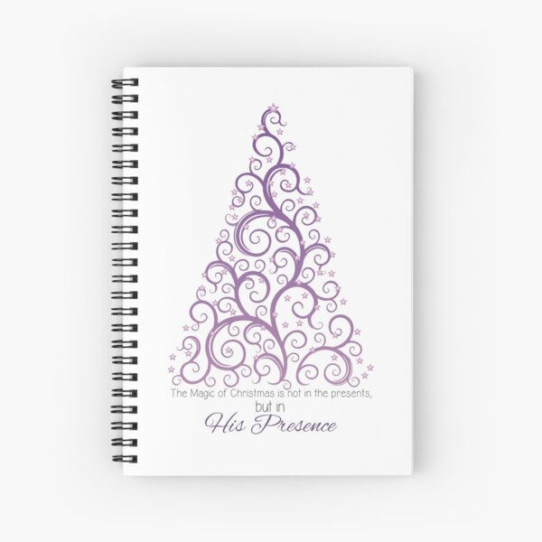 The Magic of Christmas, Christmas Tree Spiral Notebook