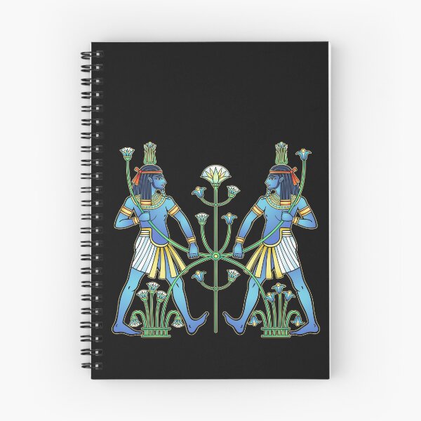 Item preview, Animation portrait  Egyptian God Hapi holding a reed flower. God of fertility, of water, of  Nile River. Full growth.  designed and sold by YanaZvereva.
