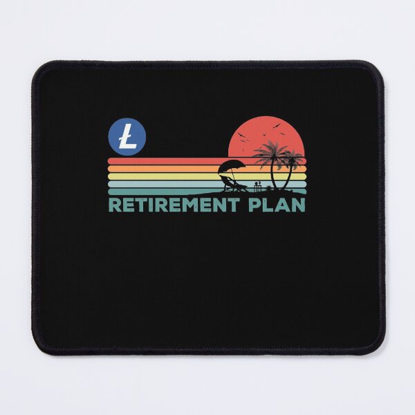 Item preview, Litecoin Crypto LTC Coin My Retirement Plan Cryptocurrency Blockchain Wallet designed and sold by EmmaRichardso.