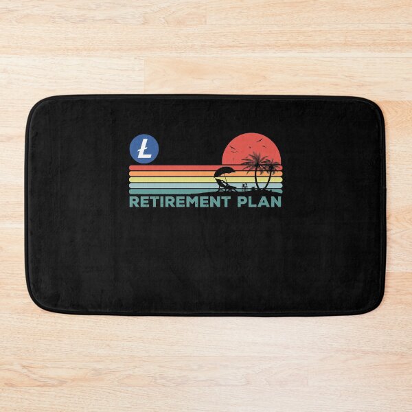Item preview, Litecoin Crypto LTC Coin My Retirement Plan Cryptocurrency Blockchain Wallet designed and sold by EmmaRichardso.