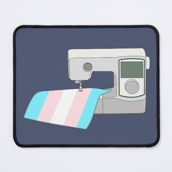 Item preview, Sewing Machine (Pastel Transgender Pride Flag) designed and sold by nklange240.