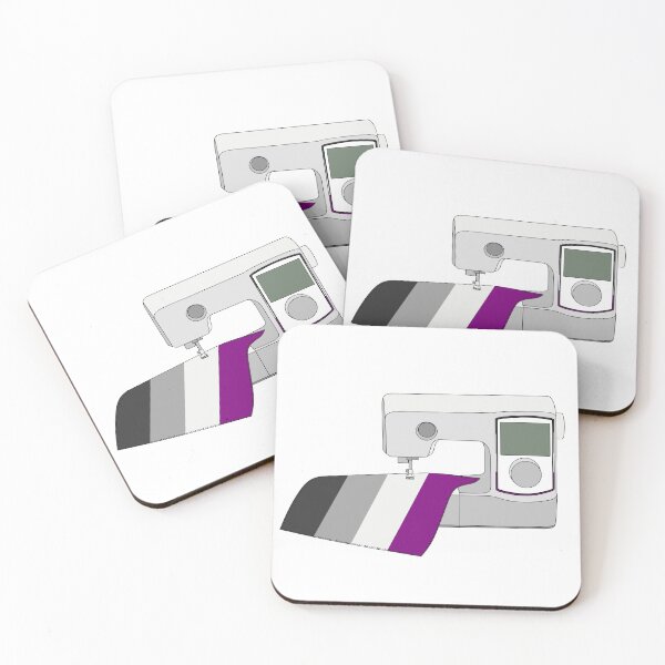 Item preview, Sewing Machine (Asexual Pride Flag) designed and sold by nklange240.