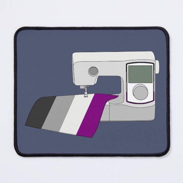 Item preview, Sewing Machine (Asexual Pride Flag) designed and sold by nklange240.