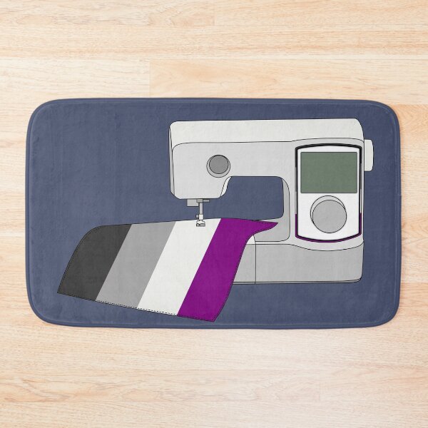 Item preview, Sewing Machine (Asexual Pride Flag) designed and sold by nklange240.
