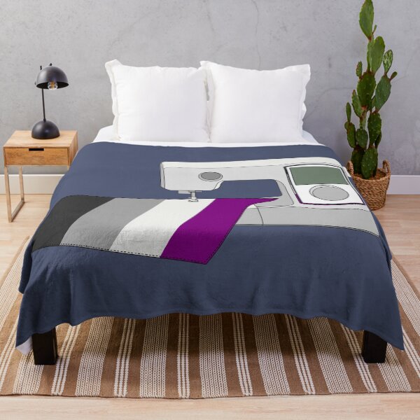 Item preview, Sewing Machine (Asexual Pride Flag) designed and sold by nklange240.