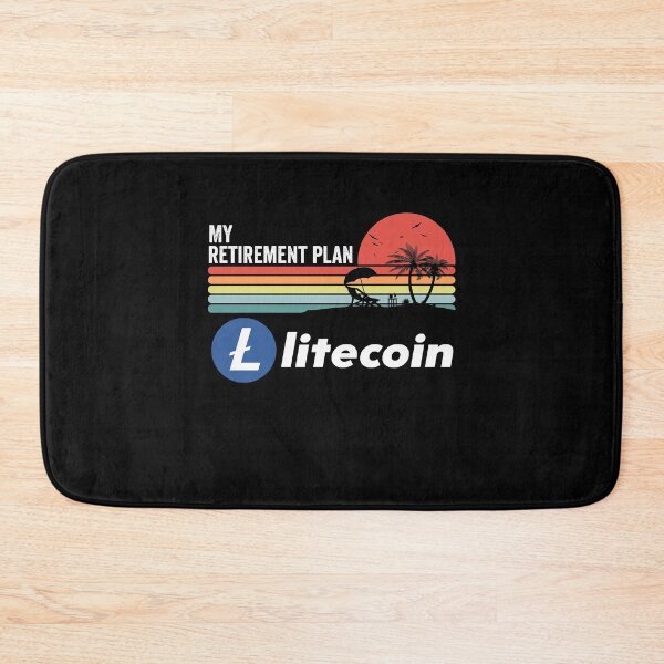 Item preview, Litecoin Crypto LTC Coin My Retirement Plan Cryptocurrency Blockchain Wallet designed and sold by EmmaRichardso.