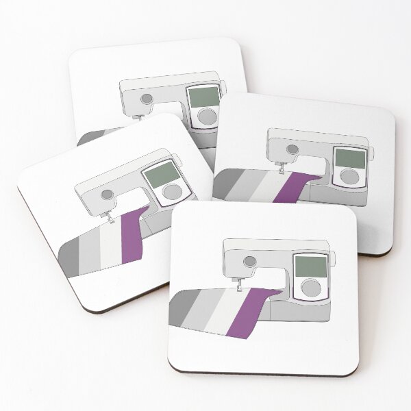 Item preview, Sewing Machine (Pastel Asexual Pride Flag) designed and sold by nklange240.