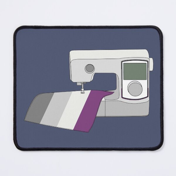 Item preview, Sewing Machine (Pastel Asexual Pride Flag) designed and sold by nklange240.