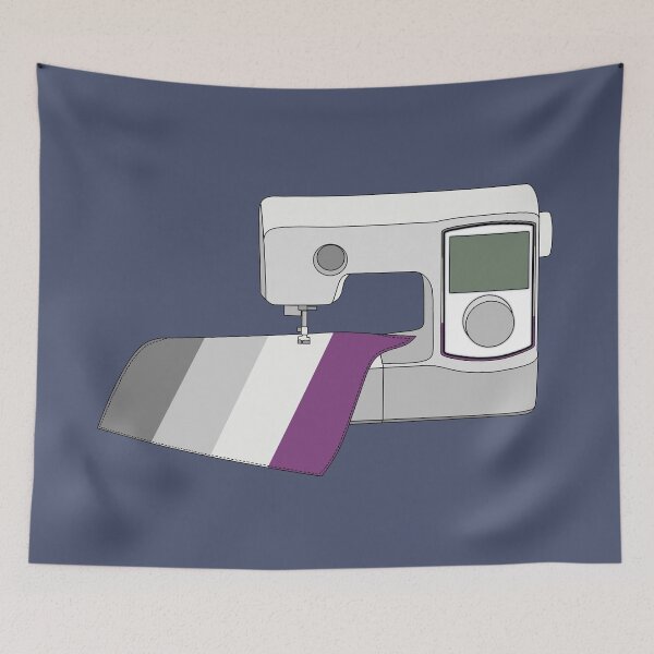 Item preview, Sewing Machine (Pastel Asexual Pride Flag) designed and sold by nklange240.