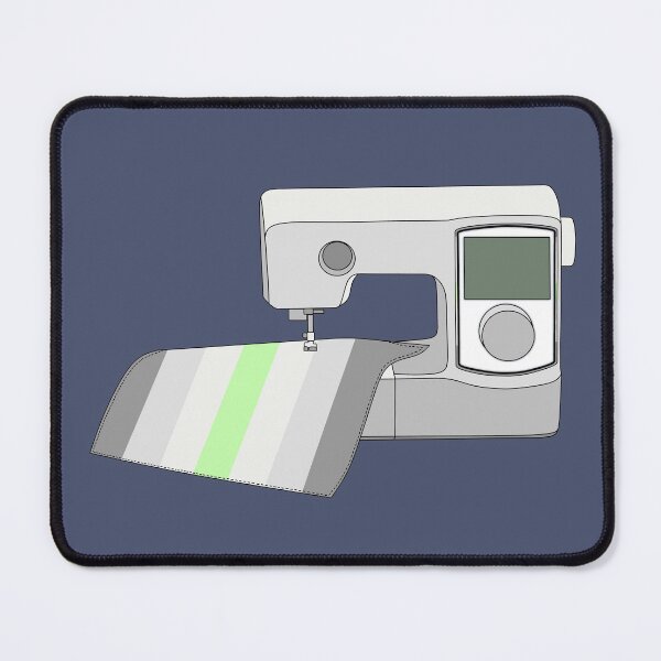 Item preview, Sewing Machine (Agender Pride Flag) designed and sold by nklange240.