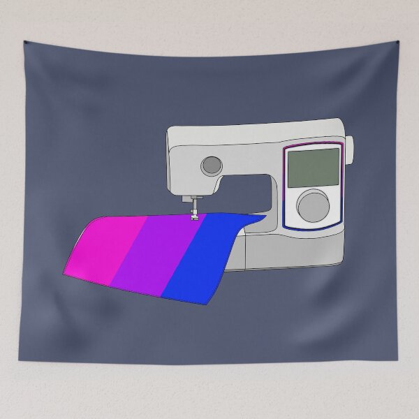 Item preview, Sewing Machine (Bisexual Pride Flag) designed and sold by nklange240.