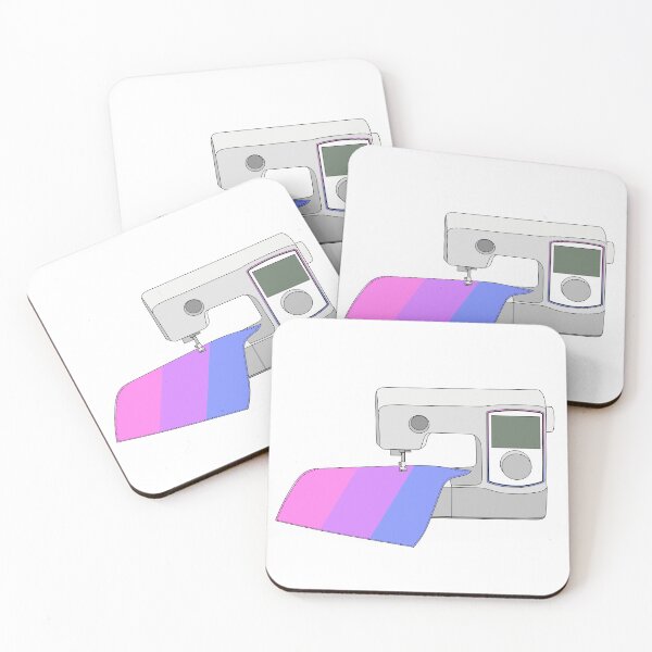 Item preview, Sewing Machine (Pastel Bisexual Pride Flag) designed and sold by nklange240.