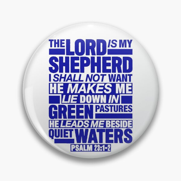 Item preview, Psalm 23:1-2 The Lord Is My Shepherd designed and sold by plushism.