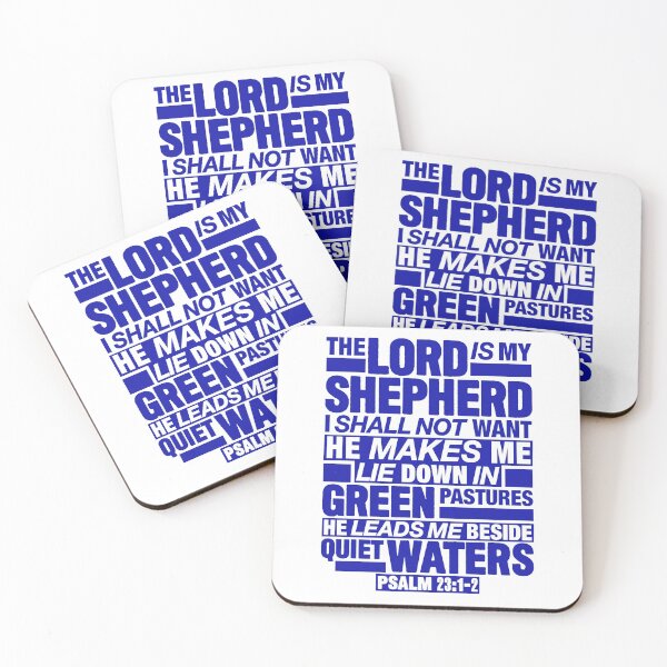 Item preview, Psalm 23:1-2 The Lord Is My Shepherd designed and sold by plushism.