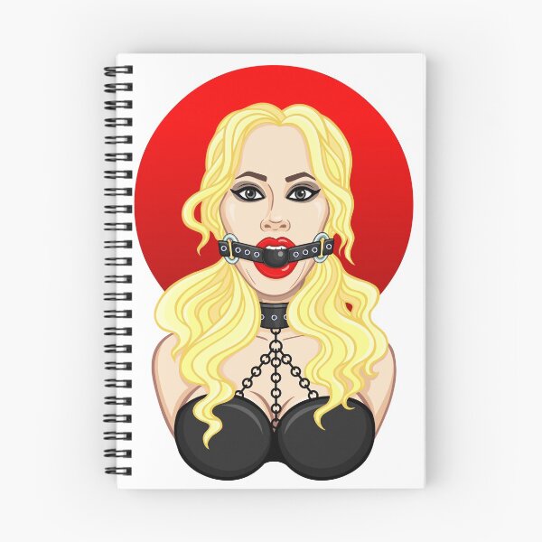 Item preview, Animation portrait of the beautiful woman with a ball gag. Template for erotic content. Color drawing. Vector illustration isolated on a white background.Print, poster, t-shirt, card, emblem.  designed and sold by YanaZvereva.