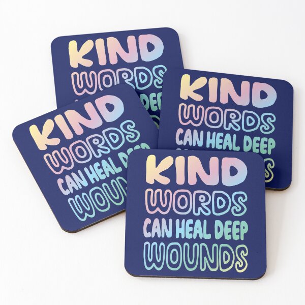 Item preview, Kind Words Can Heal Deep Wounds designed and sold by samah82.