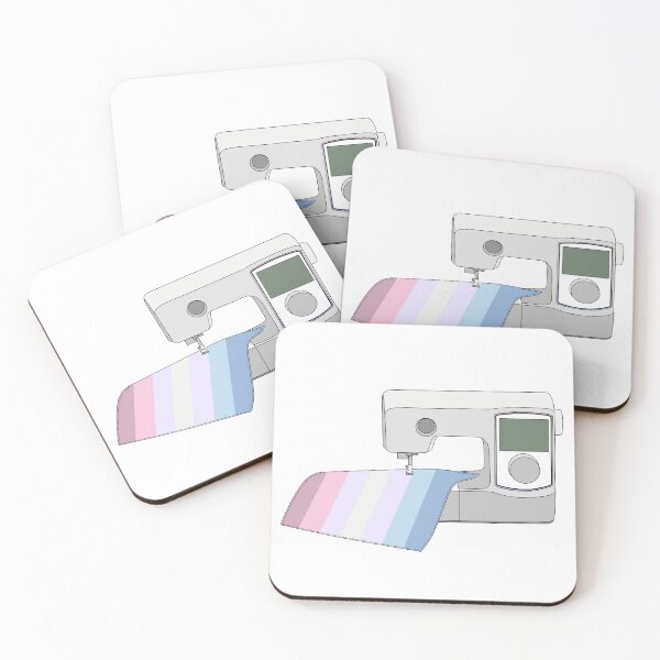 Item preview, Sewing Machine (Pastel Bigender Pride Flag) designed and sold by nklange240.