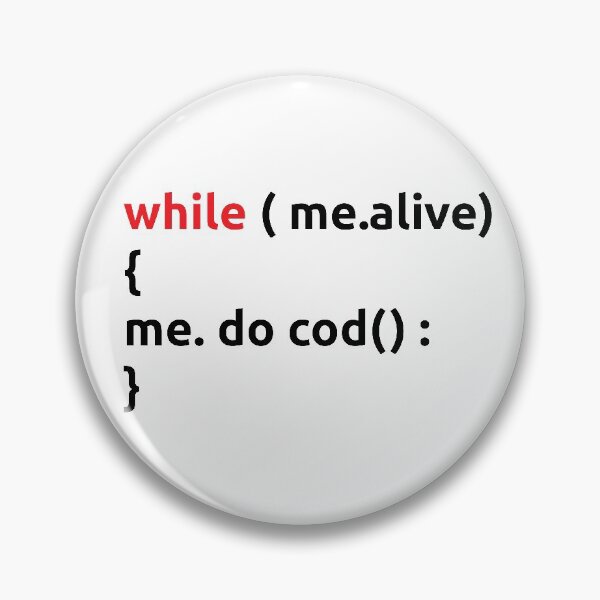 Item preview, I'm programming while I'm alive designed and sold by YacineHB01.