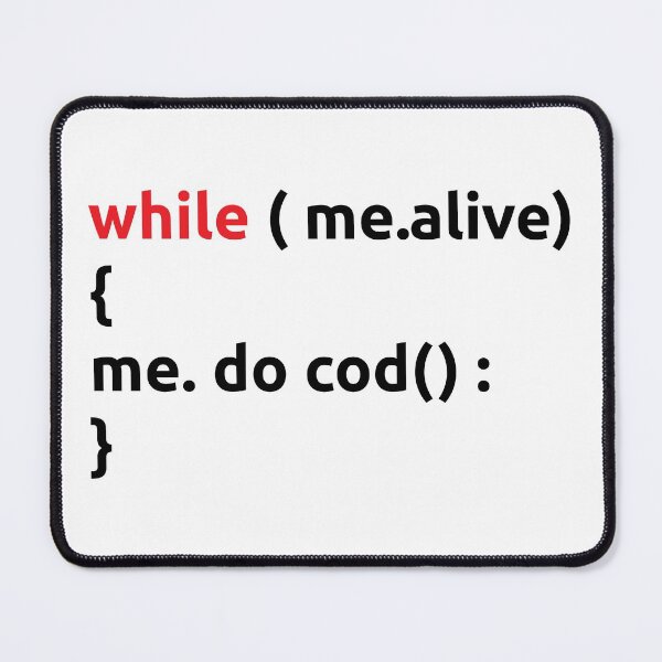 Item preview, I'm programming while I'm alive designed and sold by YacineHB01.