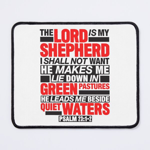 Item preview, Psalm 23:1-2 The Lord Is My Shepherd designed and sold by plushism.