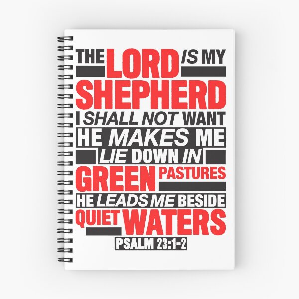 Item preview, Psalm 23:1-2 The Lord Is My Shepherd designed and sold by plushism.