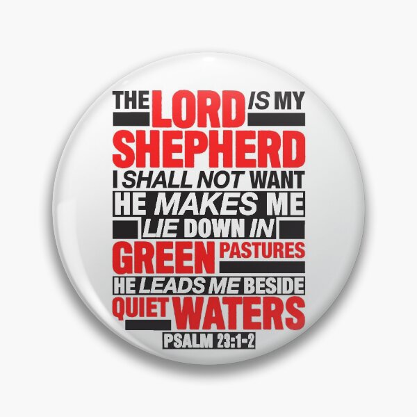 Item preview, Psalm 23:1-2 The Lord Is My Shepherd designed and sold by plushism.