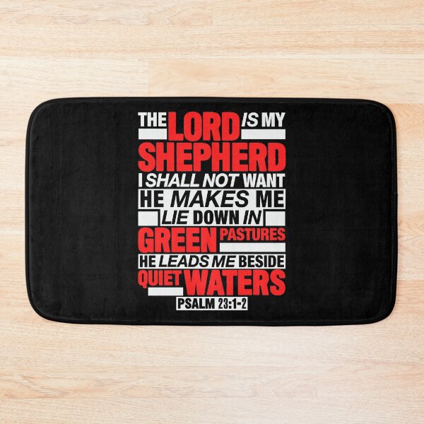 Item preview, Psalm 23:1-2 The Lord Is My Shepherd designed and sold by plushism.