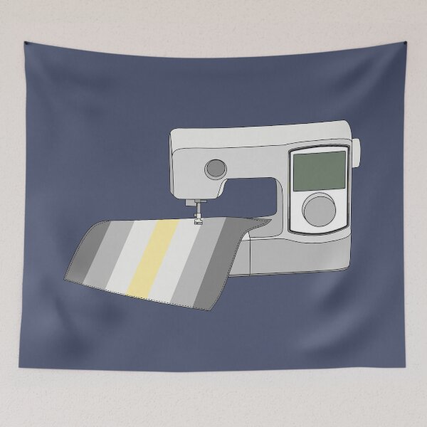Item preview, Sewing Machine (Demigender Pride Flag) designed and sold by nklange240.
