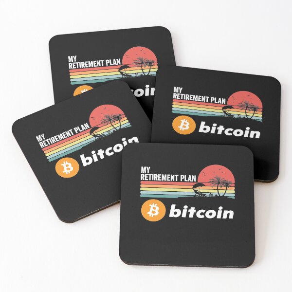 Item preview, Bitcoin Crypto BTC Coin My Retirement Plan Cryptocurrency Blockchain Wallet designed and sold by EmmaRichardso.