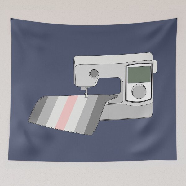 Item preview, Sewing Machine (Demigirl Pride Flag) designed and sold by nklange240.