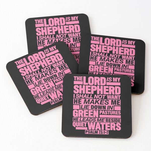 Item preview, Psalm 23:1-2 The Lord Is My Shepherd designed and sold by plushism.