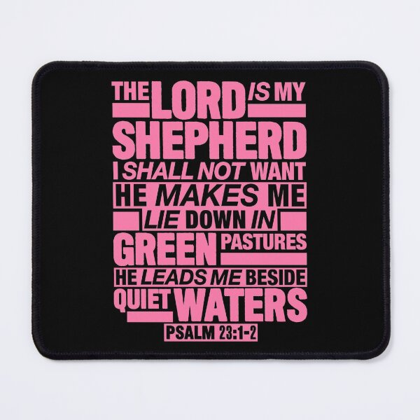 Item preview, Psalm 23:1-2 The Lord Is My Shepherd designed and sold by plushism.