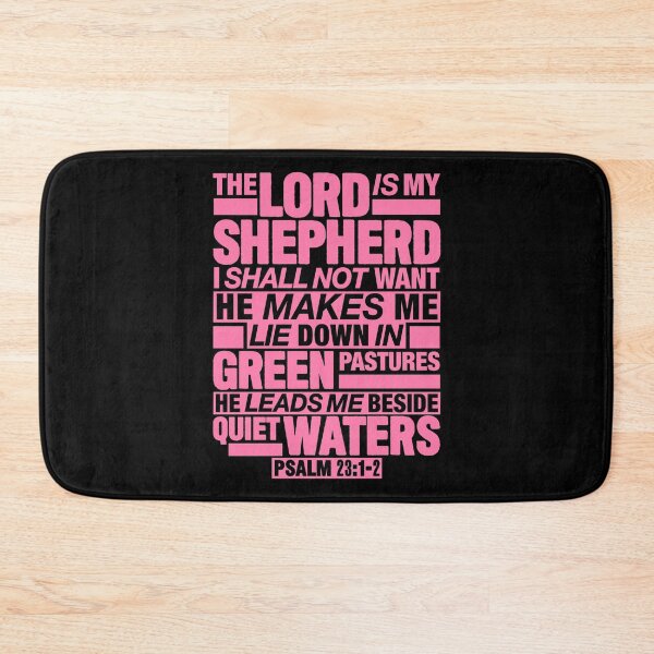 Item preview, Psalm 23:1-2 The Lord Is My Shepherd designed and sold by plushism.