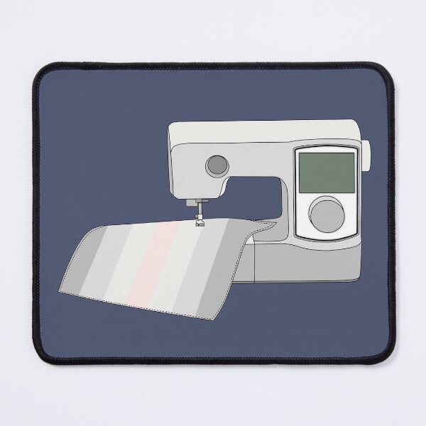Item preview, Sewing Machine (Pastel Demigirl Pride Flag) designed and sold by nklange240.