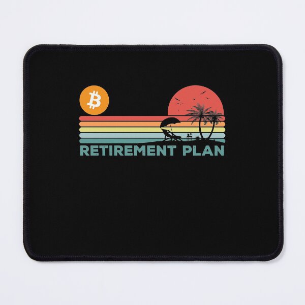 Item preview, Bitcoin Crypto BTC Coin My Retirement Plan Cryptocurrency Blockchain Wallet designed and sold by EmmaRichardso.