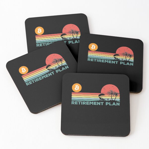Item preview, Bitcoin Crypto BTC Coin My Retirement Plan Cryptocurrency Blockchain Wallet designed and sold by EmmaRichardso.
