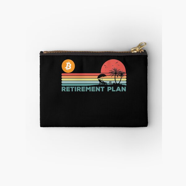 Item preview, Bitcoin Crypto BTC Coin My Retirement Plan Cryptocurrency Blockchain Wallet designed and sold by EmmaRichardso.