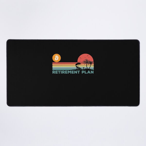 Item preview, Bitcoin Crypto BTC Coin My Retirement Plan Cryptocurrency Blockchain Wallet designed and sold by EmmaRichardso.