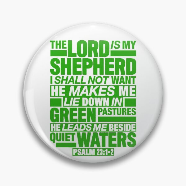Item preview, Psalm 23:1-2 The Lord Is My Shepherd designed and sold by plushism.