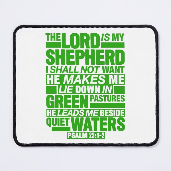 Item preview, Psalm 23:1-2 The Lord Is My Shepherd designed and sold by plushism.