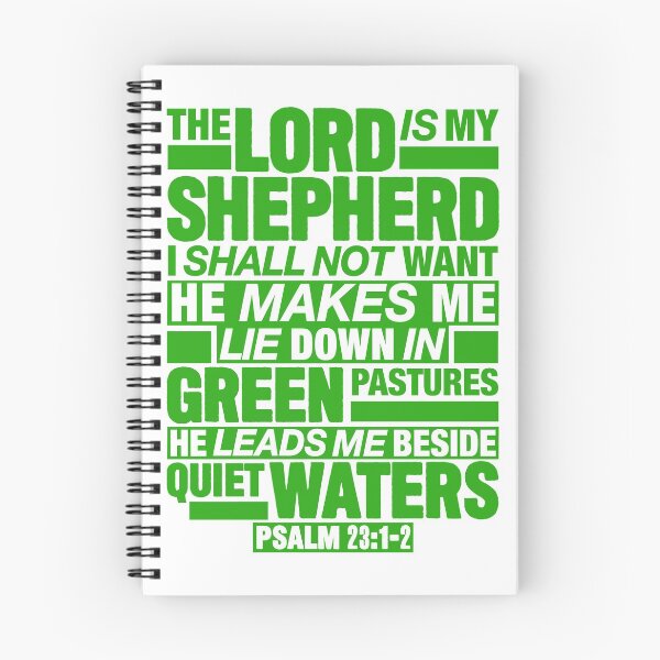 Item preview, Psalm 23:1-2 The Lord Is My Shepherd designed and sold by plushism.