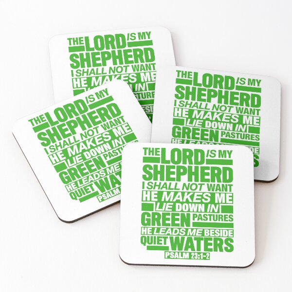 Item preview, Psalm 23:1-2 The Lord Is My Shepherd designed and sold by plushism.
